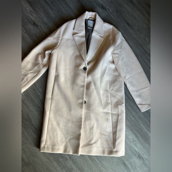 Mango Jackets & Blazers - Mango Cream Women's Coat